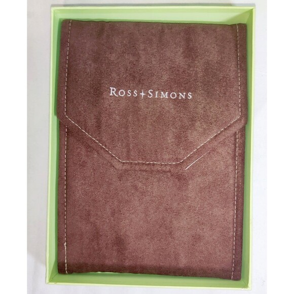 ROSS SIMONS Vintage Necklace Jewelry Case and Box for Sale Pre Owned - Picture 13 of 16